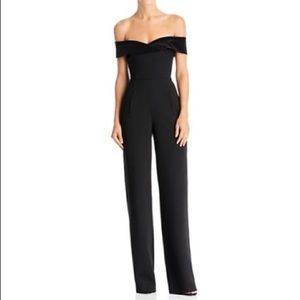 Black Halo Yuli Off-The-Shoulder Jumpsuit Size 10